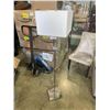 Image 1 : MODERN CHROME AND GLASS FLOOR LAMP