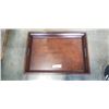 Image 2 : MAHONGANY PARLOR TABLE AND MAHOGANY SERVING TRAY