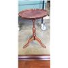 Image 3 : MAHONGANY PARLOR TABLE AND MAHOGANY SERVING TRAY