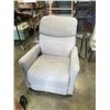 Image 1 : GREY FABRIC RECLINING ELECTRIC CHAIR