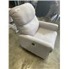 Image 4 : GREY FABRIC RECLINING ELECTRIC CHAIR