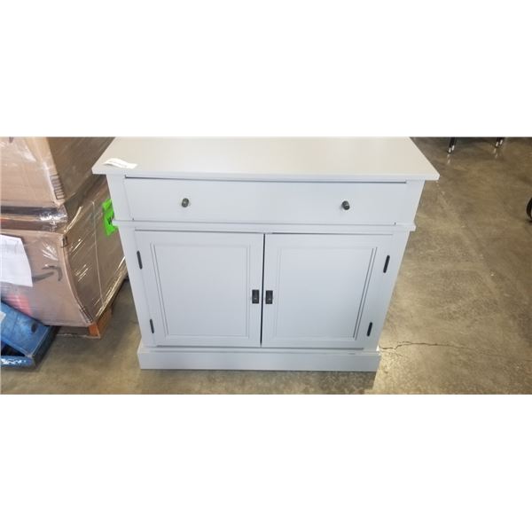 GREY MODERN 2 DOOR CABINET