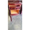 Image 3 : PAIR OF LACQUERED MAHOGANY FINISH NIGHTSTANDS