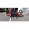 Image 1 : PATIO TABLE W/ 4 CHAIRS