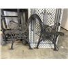 Image 1 : PAIR OF CAST IRON BENCH ENDS
