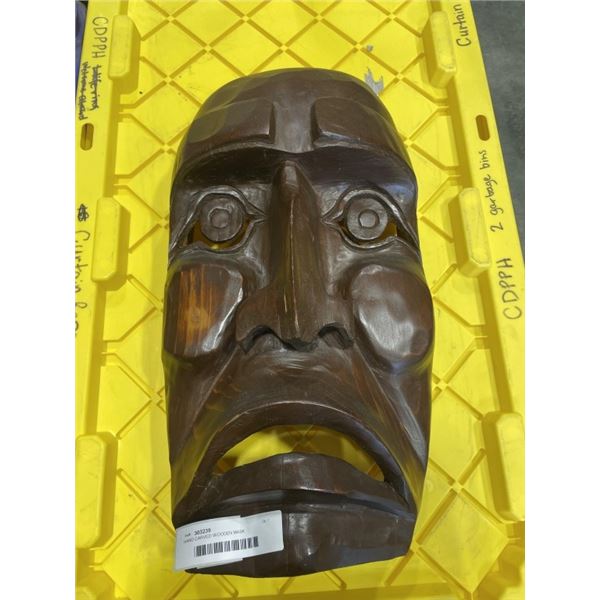 HAND CARVED WOODEN MASK