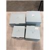 Image 1 : 4 PARTYLITE CANDLE HOLDERS -  JAR SHADES AND VOTIVE HOLDERS