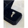 Image 3 : NEW S925 1.0CT MOISSANITE STONE LADIES TWIST RING SET SIZE 7 MOUNTED IN 925 STERLING SILVER D-VVS1, 