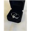 Image 5 : NEW S925 1.0CT MOISSANITE STONE LADIES TWIST RING SET SIZE 7 MOUNTED IN 925 STERLING SILVER D-VVS1, 