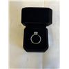 Image 2 : NEW S925 2.0CT SIMULATED DIAMOND (CZ) SOLITAIRE RING SIZE 7.5, MOUNTED IN 925 STERLING SILVER W/ WHI