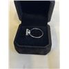 Image 3 : NEW S925 2.0CT SIMULATED DIAMOND (CZ) SOLITAIRE RING SIZE 7.5, MOUNTED IN 925 STERLING SILVER W/ WHI