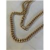 Image 3 : NEW 18K GOLD PLATED 8.0MM CUBAN LINK NECKLACE 24" LONG