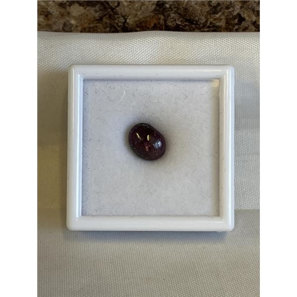 NEW 6.1CT NATURAL STAR RUBY, UNTREATED OVAL CABOCHON CUT 7.9 X 10.1MM