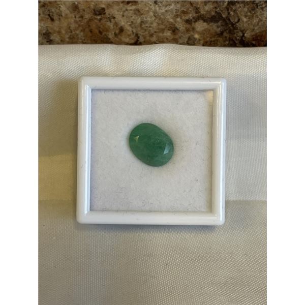 NEW 5.4CT NATURAL EMERALD, UNTREATED OVAL CUT 10.5 X 13.3MM