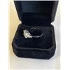 Image 4 : NEW S925 2.0CT SIMULATED DIAMOND (CZ) TRINITY RING W/ PEAR SIDESTONES SIZE 8 MOUNTED IN 925 STERLING