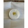 Image 3 : NEW 3.0CT LEMON YELLOW MOISSANITE STONE, ROUND BRILLIANT CUT VVS1, TESTS POSITIVE W/ DIAMOND TESTER 