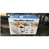 Image 1 : HAMILTON BEACH 2 SLICE MODERN CHROME TOASTER - TESTED WORKING