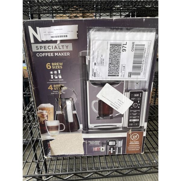 NINJA SPECIALTY 10-CUP COFFEE MAKER - TESTED WORKING