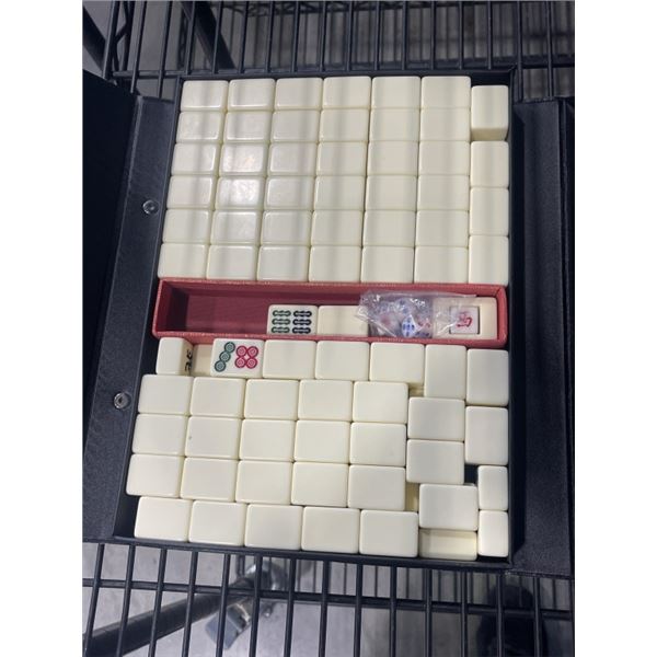 2 NEW YELLOW MOUNTAIN CASED MAHJONG SETS