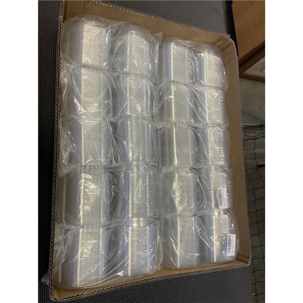 500 NEW CUPCAKES CLAMSHELL CONTAINERS RETAIL $150