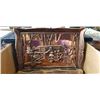 Image 2 : 1932 PACKARD FRAMED STRING VEHICLE ART AND TWO COPPER WALL HANGINGS TRAVELERS BEST AND MAPLE SUGAR T