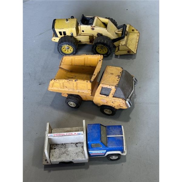 3 VINTAGE TONKA TRUCKS