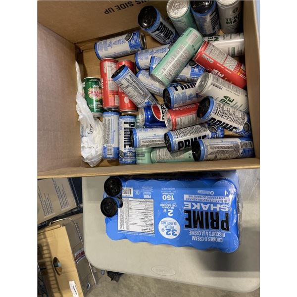 ASSORTED PROTEIN DRINKS AND POPS