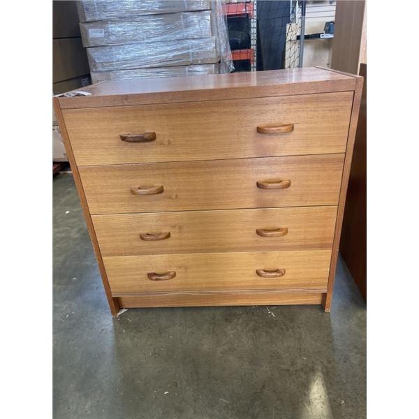 MCM TEAK 4 DRAWER DRESSER