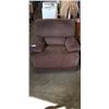 Image 1 : PHAT BROWN FABRIC ROCKER RECLINER CHAIR