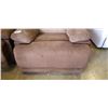 Image 3 : PHAT BROWN FABRIC ROCKER RECLINER CHAIR
