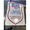 Image 4 : 3 METAL SIGNS - BLOCK WATCH, PAID TENANT PARKING, GARAGE SIGN