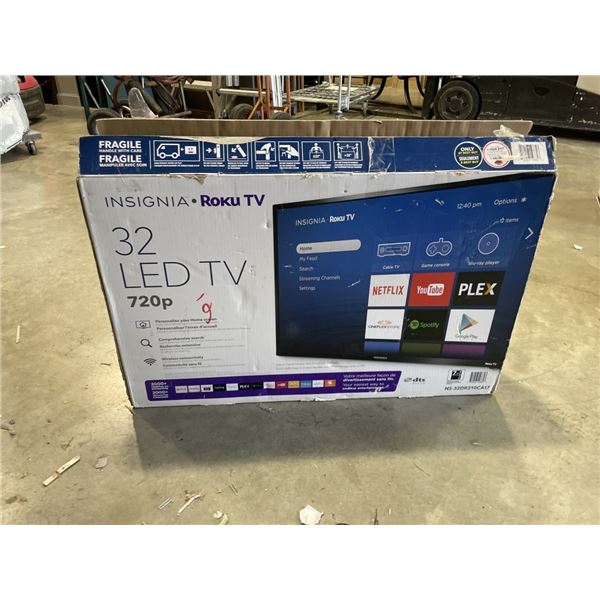INSIGNIA 32" ROKU TV, WORKING