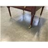 Image 4 : BOMBAY FURNITURE MAHOJANY ROLLING TELEPHONE TABLE