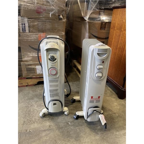2 ELECTRIC OIL HEATERS