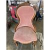 Image 1 : ANTIQUE BALLOON BACK PARLOUR CHAIR