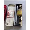 Image 3 : ASSORTED VINTAGE SILVERPLATE SREVING ITEMS AND GUN CLEANING KIT