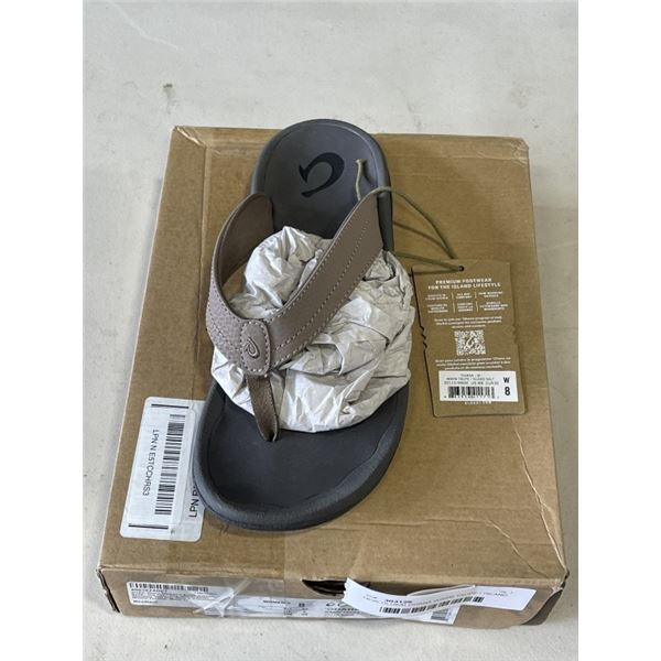 NEW OLUKAI OHANA WARM TAUPE / ISLAND SALT  WOMENS SIZE 8