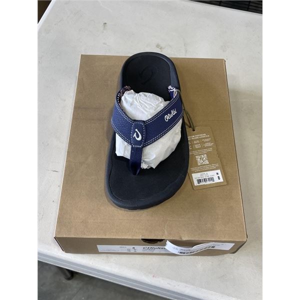 NEW OLUKAI OHANA NAVY / ONYX MENS SIZE 8