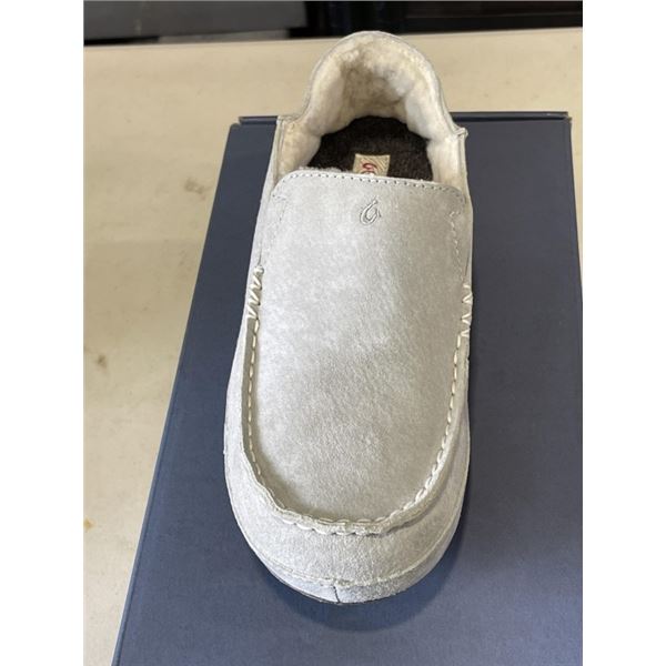 NEW OLUKAI NOHEA SLIPPER PALE GREY / PALE GREY SIZE WOMENS 9