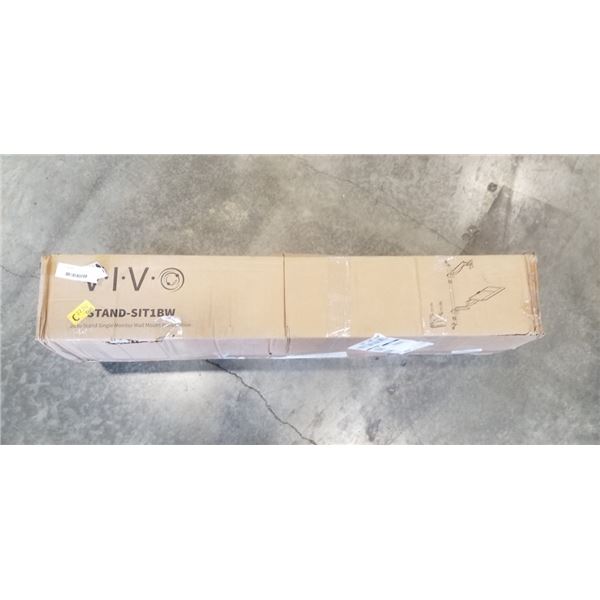 VIVO SIT TO STAND SINGLE MONITOR WALL MOUNT WORKSTATION