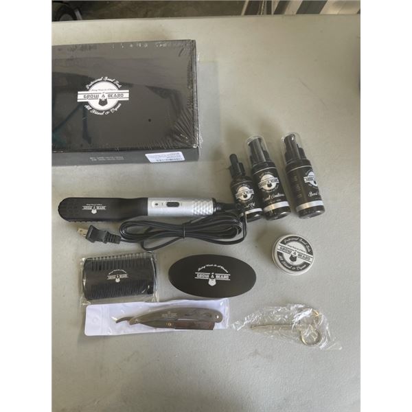 3 NEW GROW A BEARD PROFESSIONAL BEARD KITS