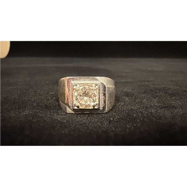 APPROX 18K MENS RING SET WITH DIAMOND (1CT, 13.1G)