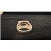 Image 3 : APPROX 18K MENS RING SET WITH JADEITE & DIAMONDS (.021CT, 15.2G)
