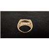 Image 3 : APPROX 18K MENS RING SET WITH JADEITE & DIAMONDS (.015-.02CT, 9.9G)