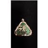 Image 2 : APPROX 18K PENDANT SET WITH JADEITE BUDDHA SET WITH DIAMOND (.02CT, 4.1G)
