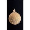Image 2 : APPROX 14K PENDANT SET WITH 1984 1/10OZ GOLD KRUGERRAND (3.8G)