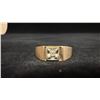 Image 1 : APPROX 10K MENS RING SET WITH DIAMOND (.04CT, 4.3G)