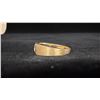 Image 2 : APPROX 10K MENS RING SET WITH DIAMOND (.04CT, 4.3G)