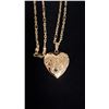 Image 3 : APPROX 10K CHAIN (23") WITH APPROX 10K HEART PENDANT (8.7G)