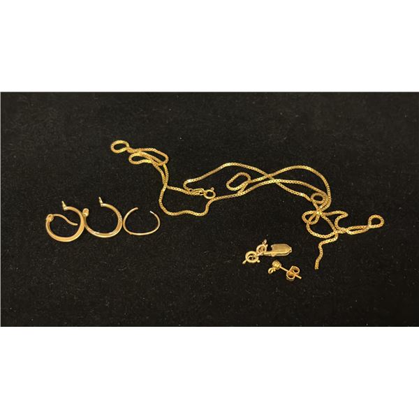 MISC GOLD JEWELRY (5.4G)